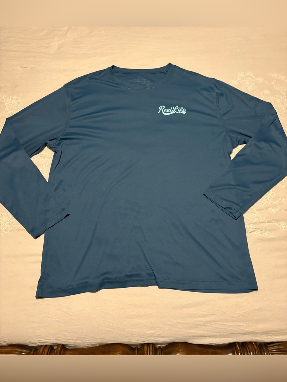 Salt Life Men's Long Sleeve Performance Shirt - Blue